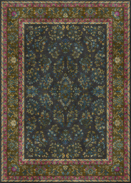 alto nodo 8315-fw002 Sarough- handmade rug, persian (India), 40x40 3ply quality